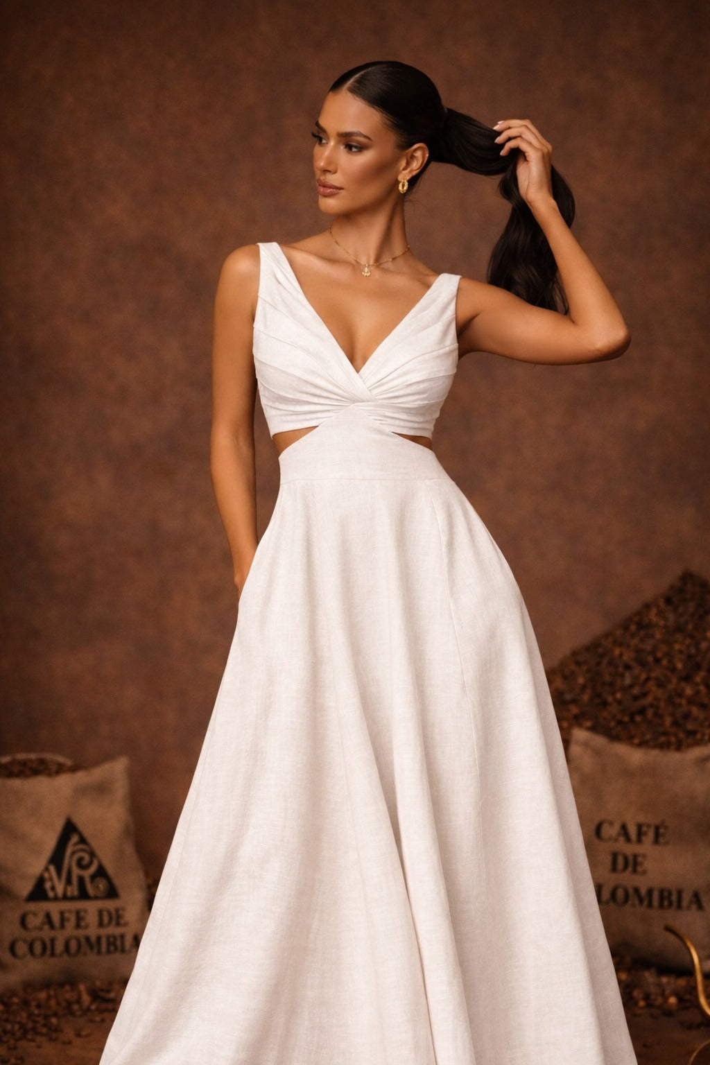 Vestido Quindio Blanco