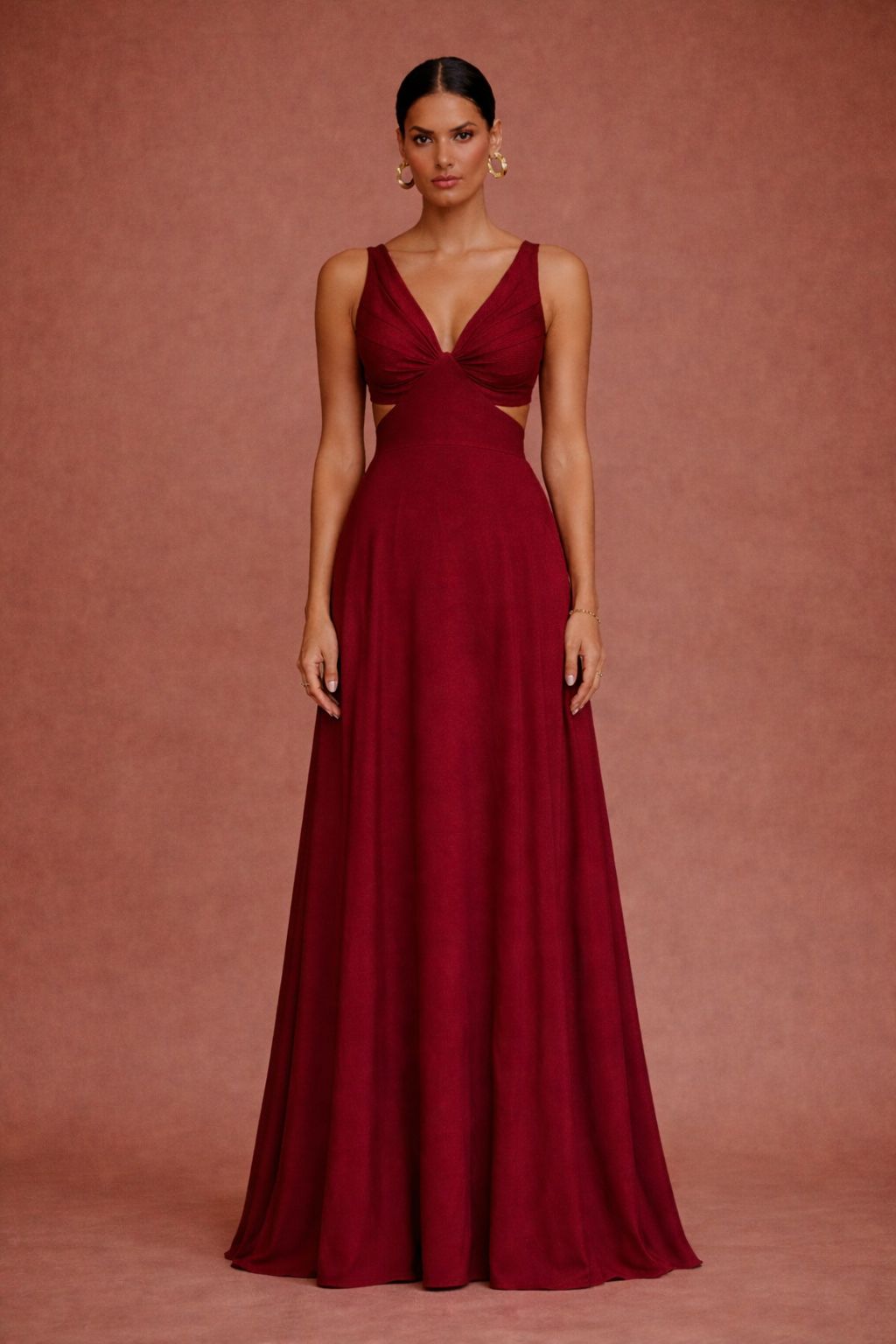 Vestido Quindio Vinotinto