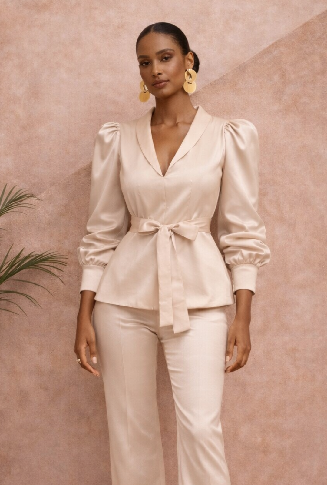 Blusa Lecricia marfil