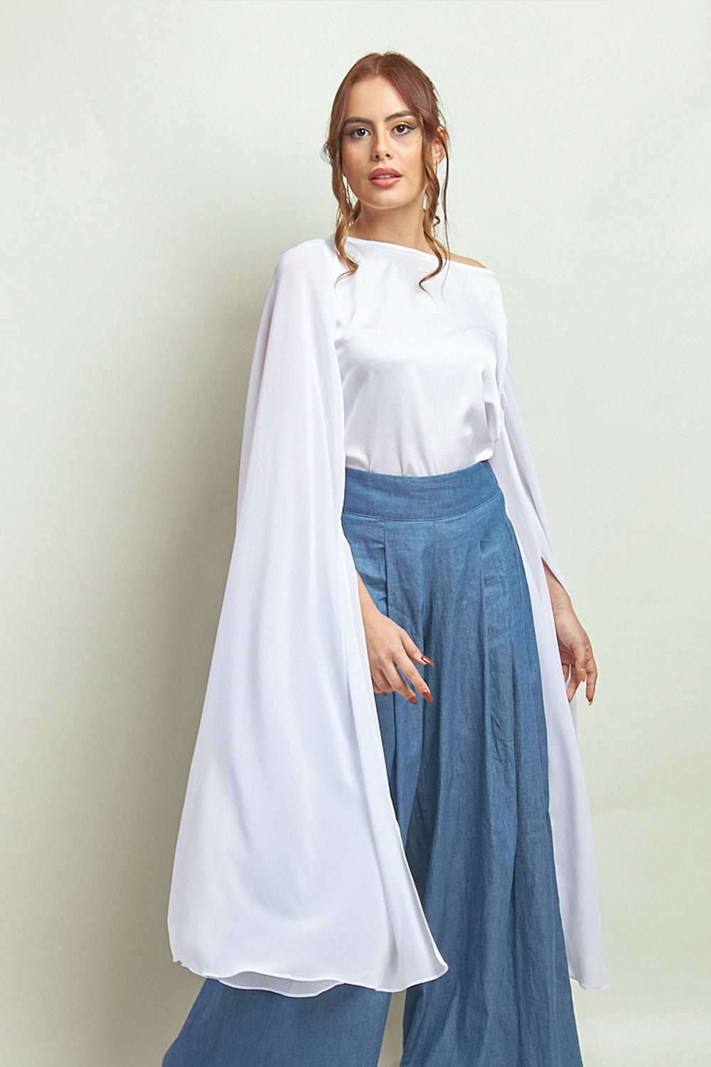 Pantalón Naty Chambray