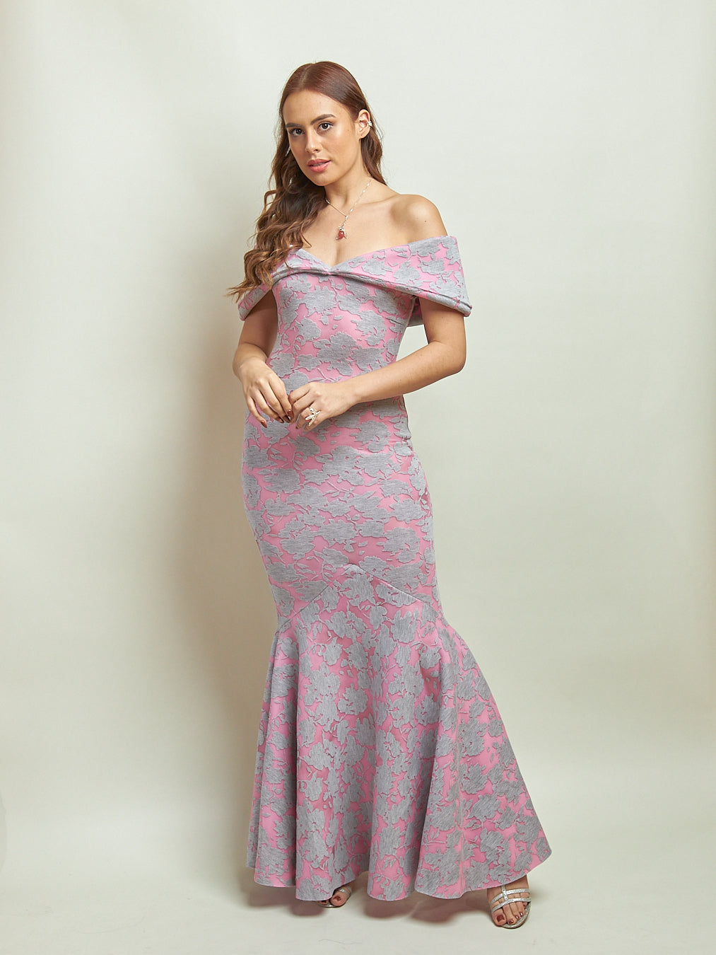 Vestido Sabina Ii Estampado Rosado