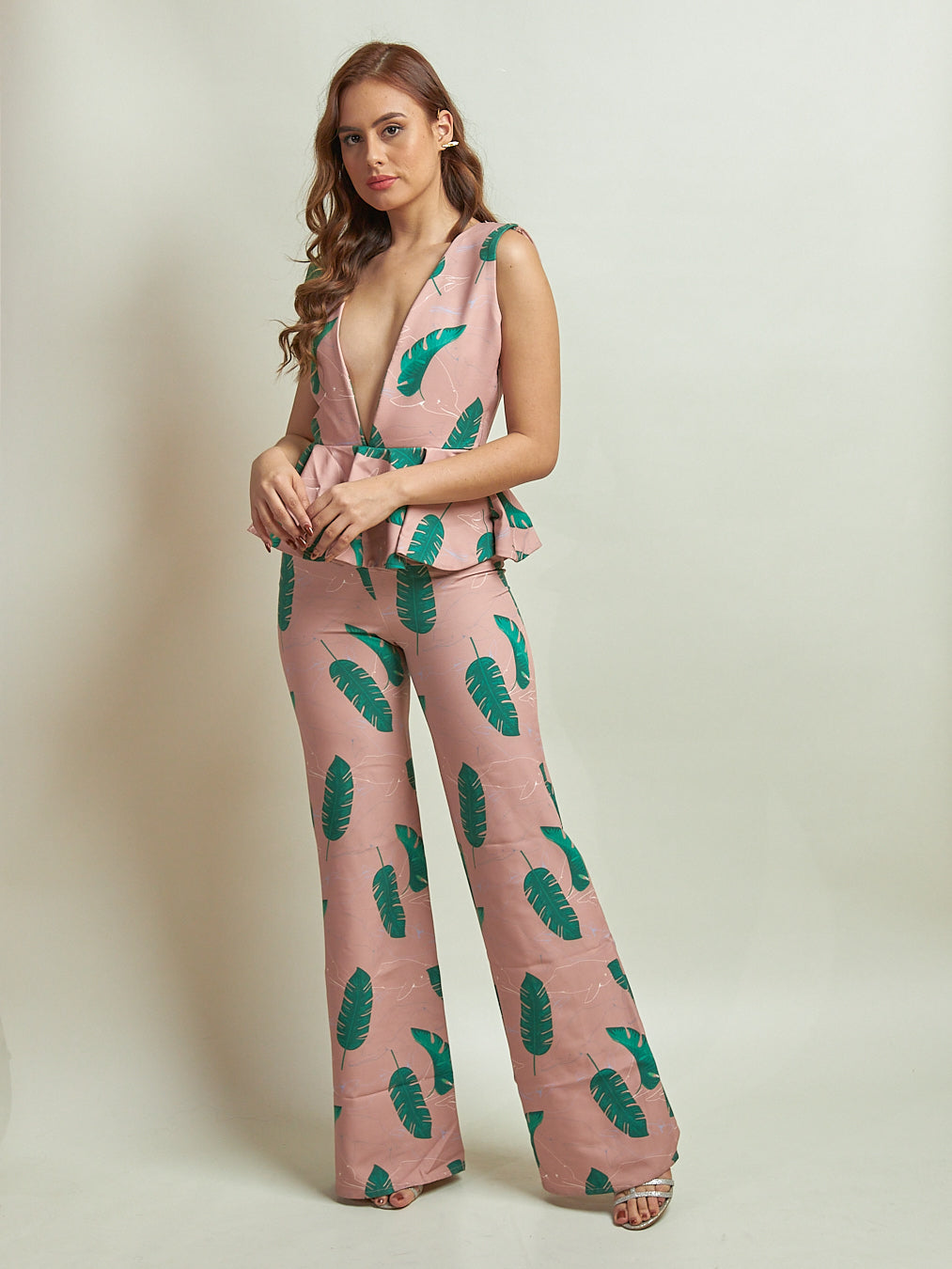 Enterizo Suspiro Delfines Rosado Estampado