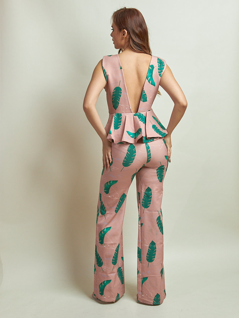 Enterizo Suspiro Delfines Rosado Estampado