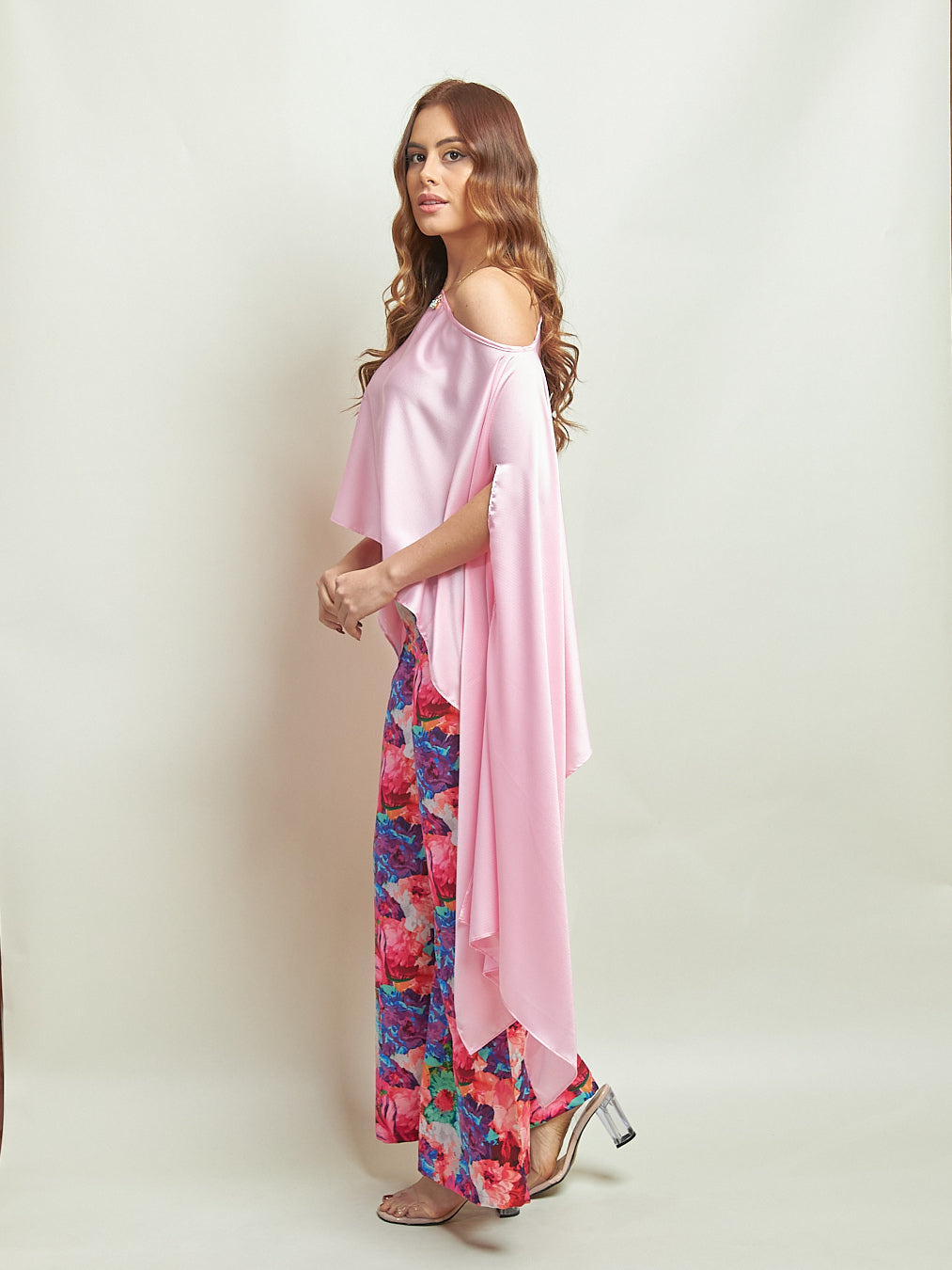 Pantalón Kristal Morado Estampado