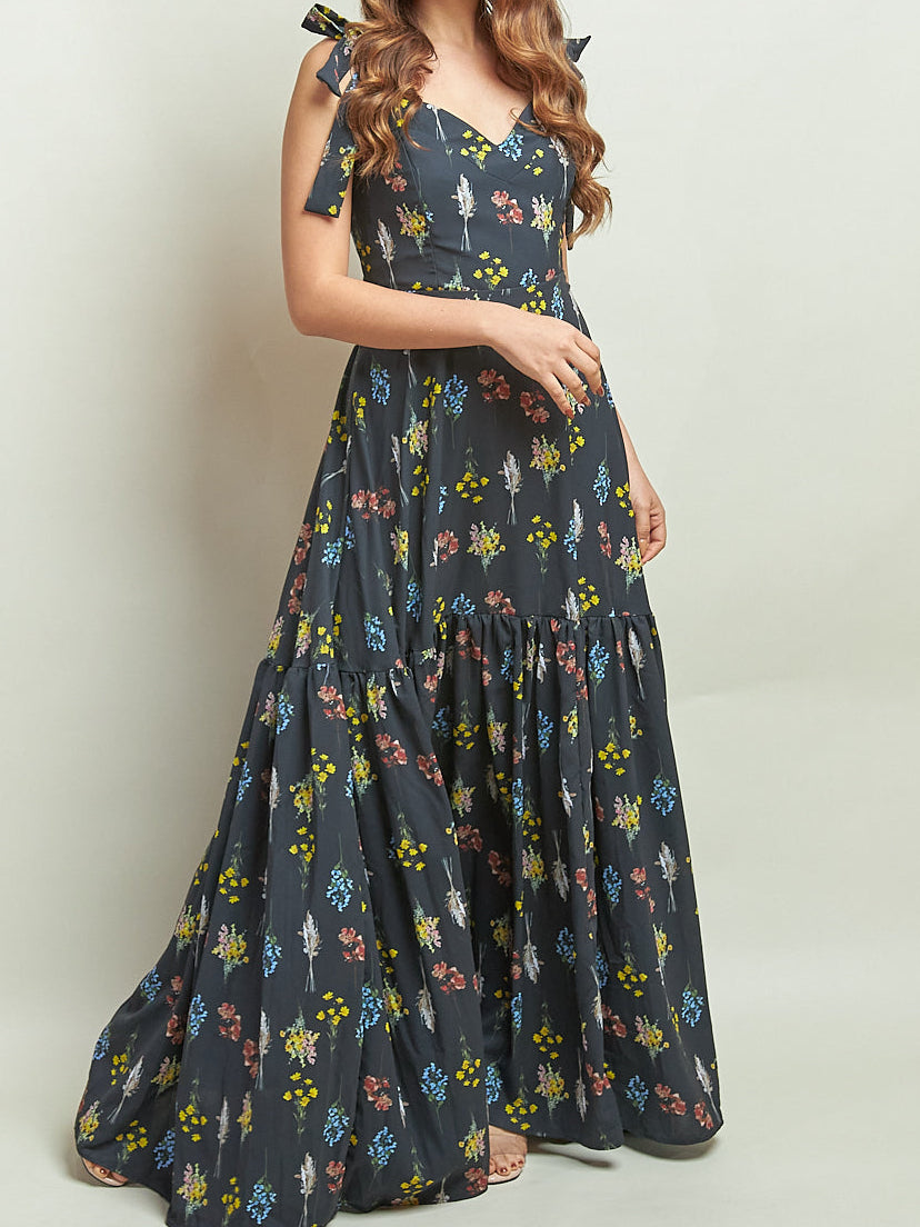 Vestido Team Azul Estampado