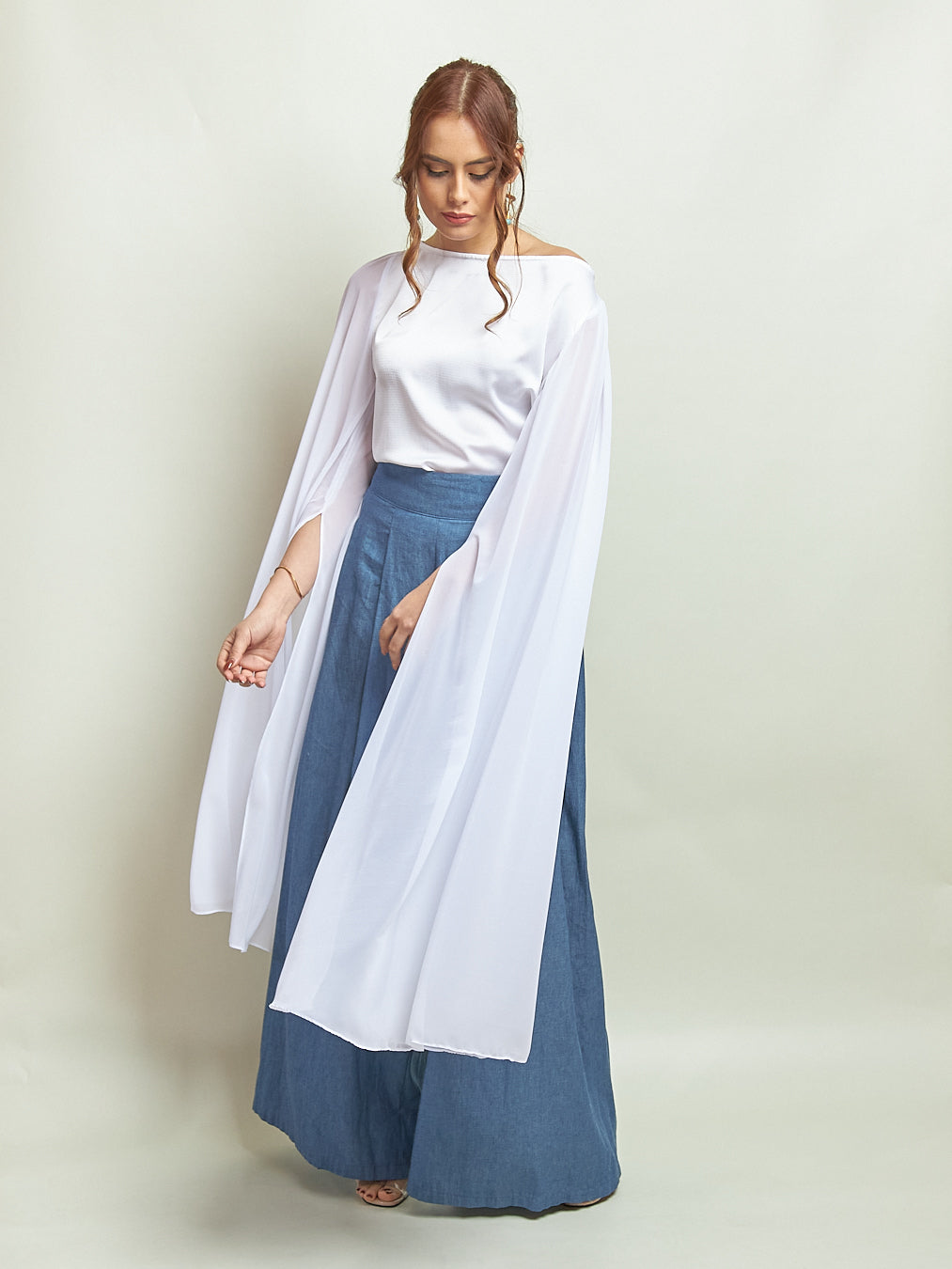 Pantalón Naty Chambray