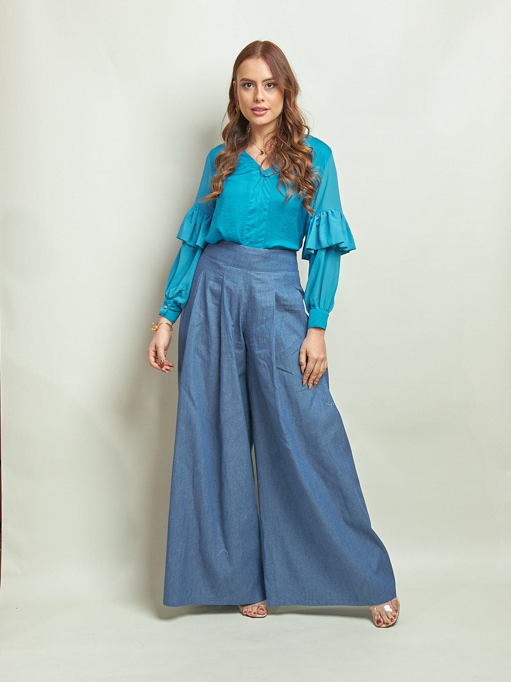 Blusa Axel Turquesa