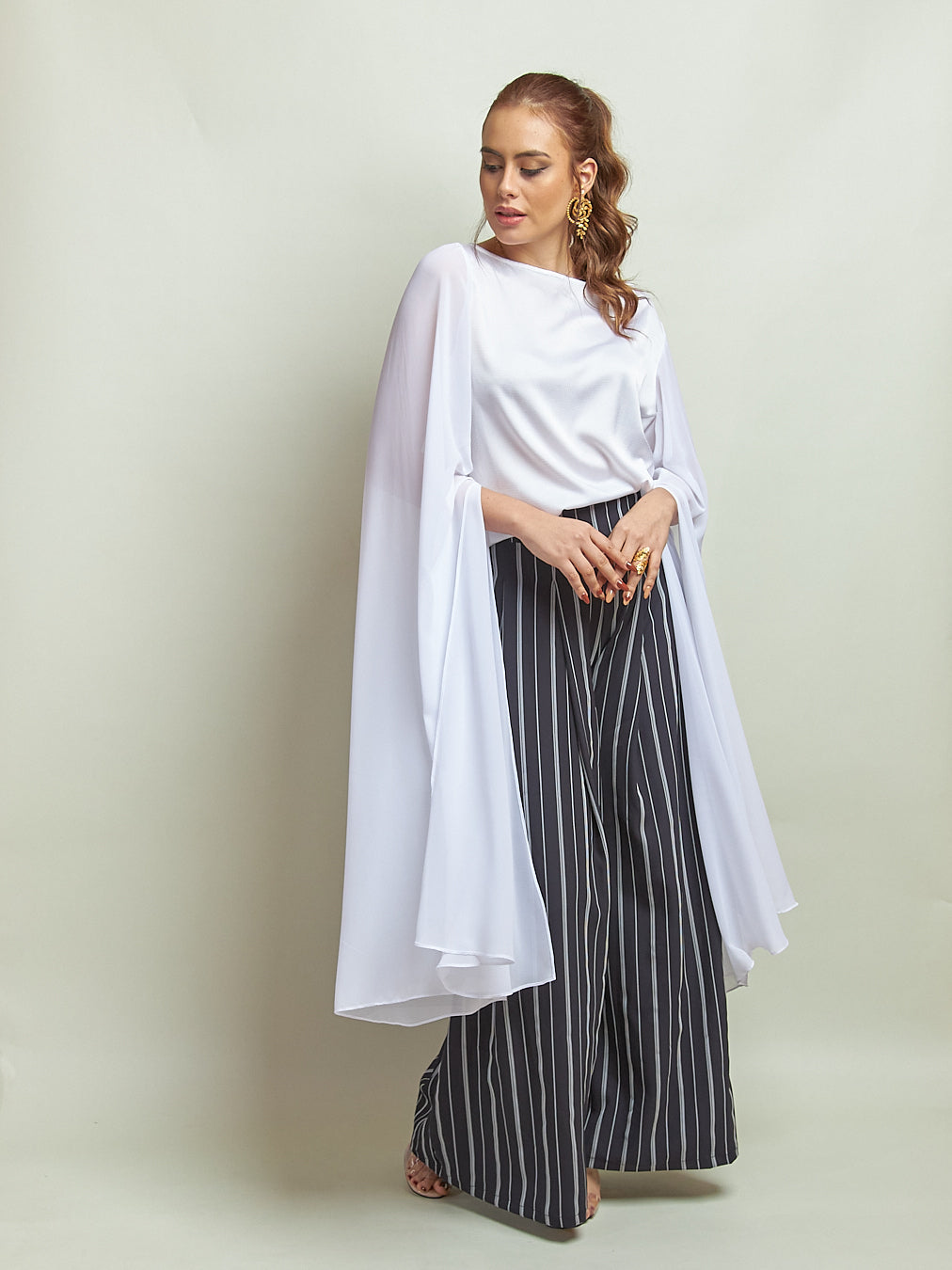 Pantalon Naty Rayas Azul