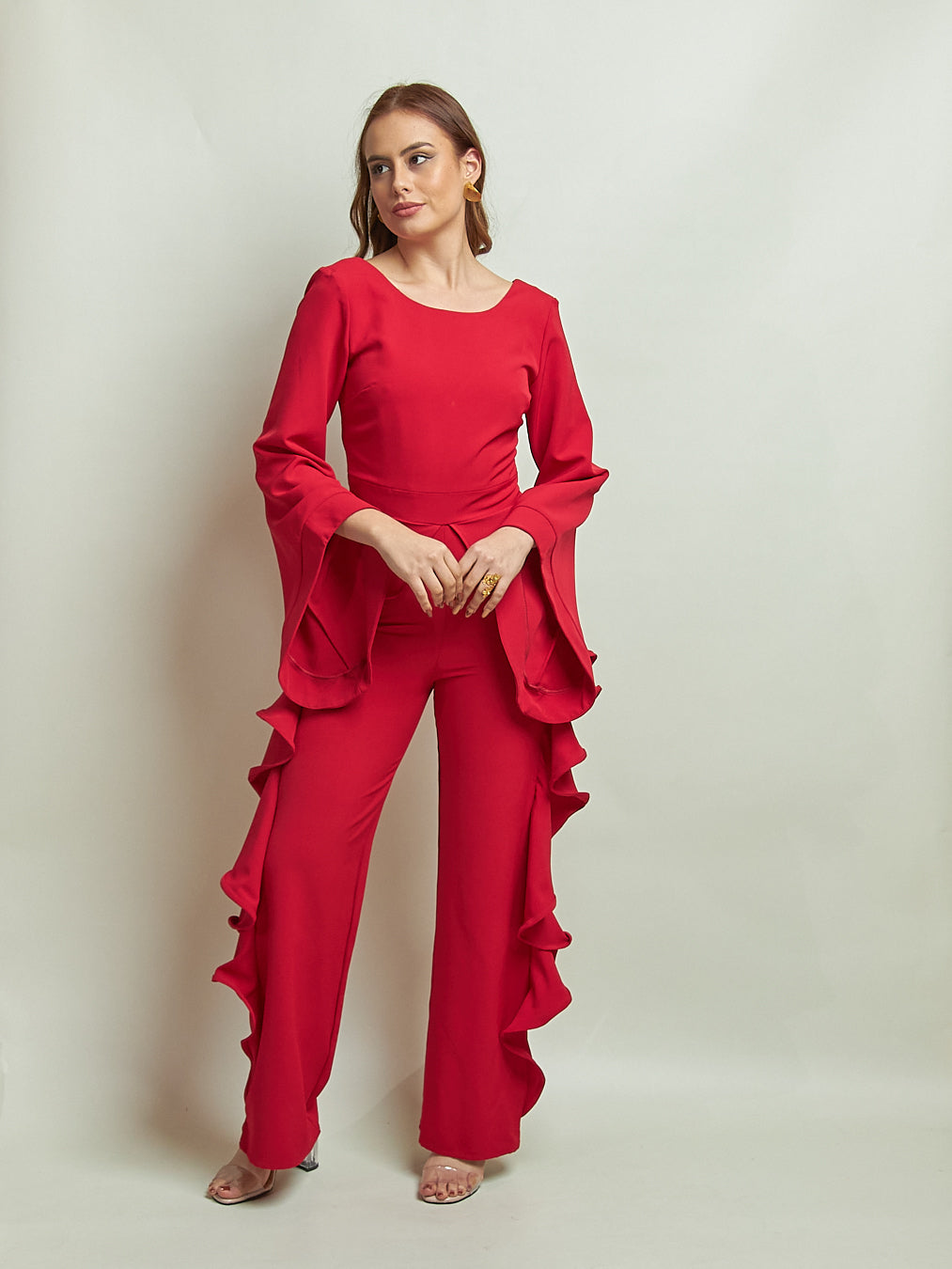Enterizo Miryna Rojo