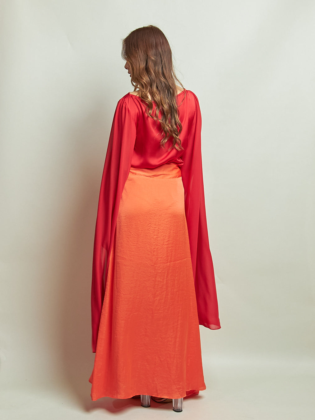 Falda Zaray Naranja