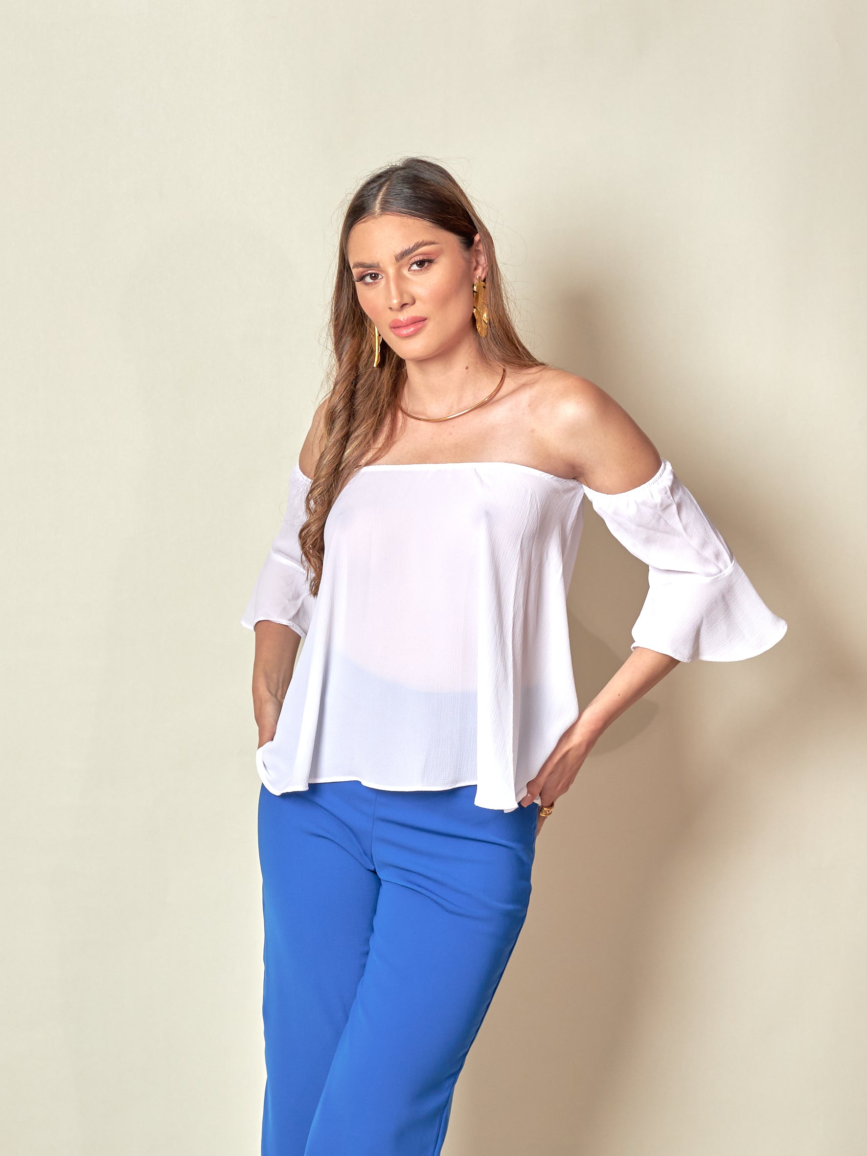 Blusa Yolanda Blanca