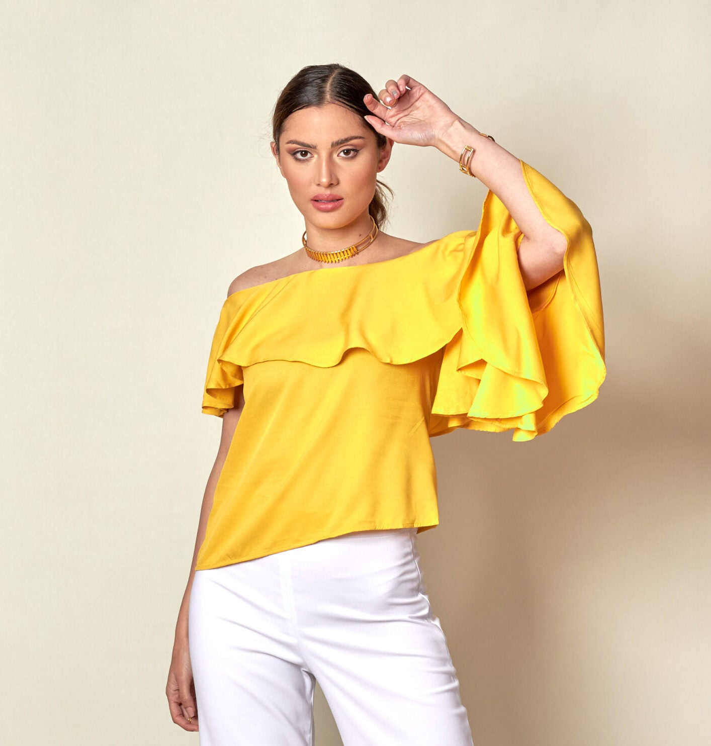 Blusa Kelina Amarilla