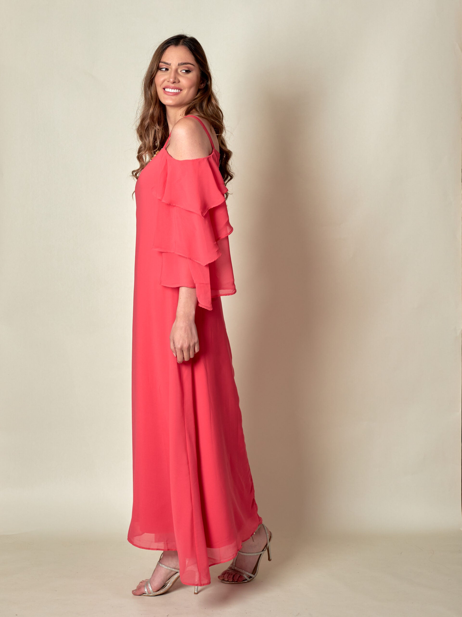 Vestido Sicilia Salmon