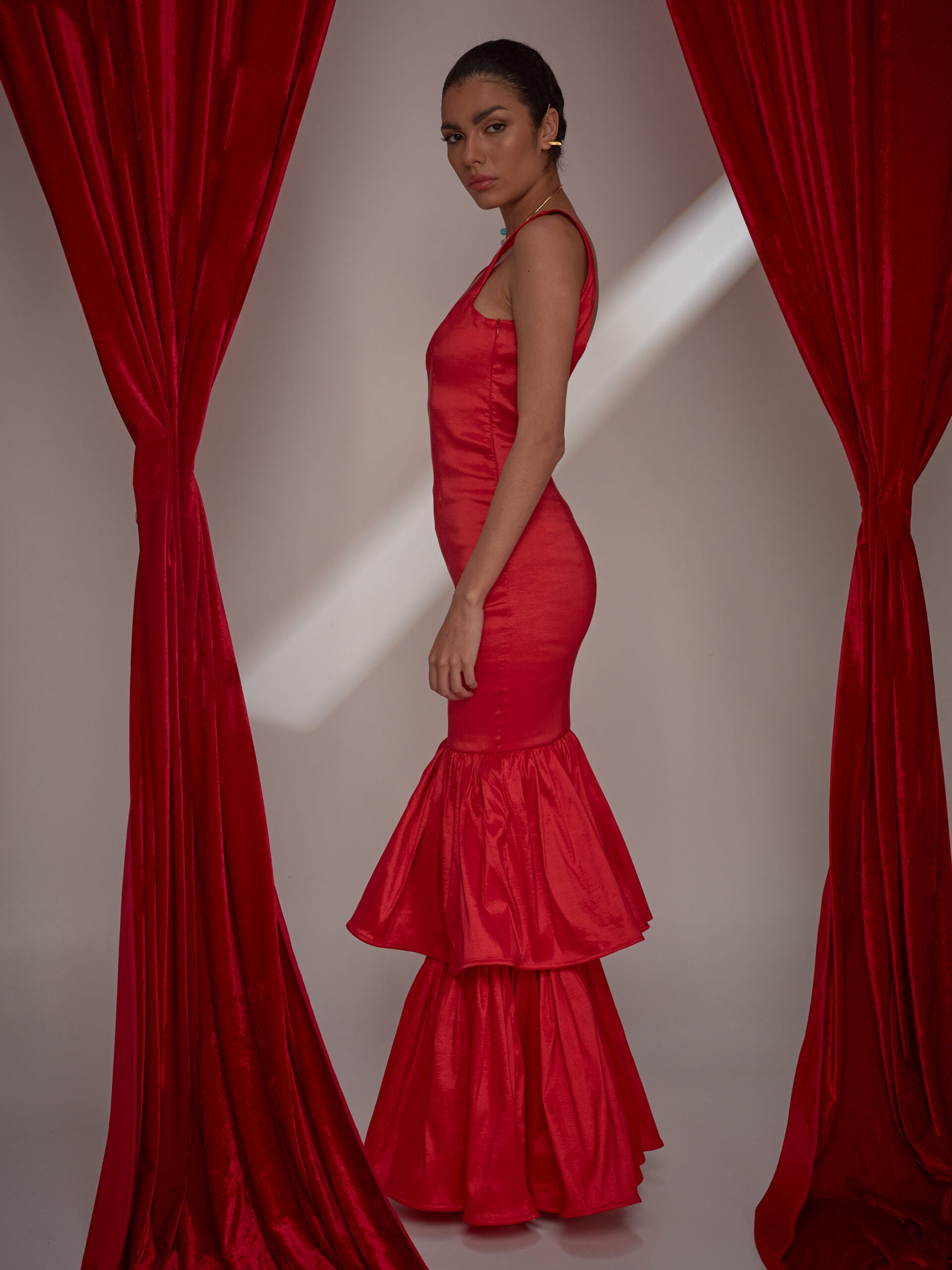 Vestido Adell Rojo