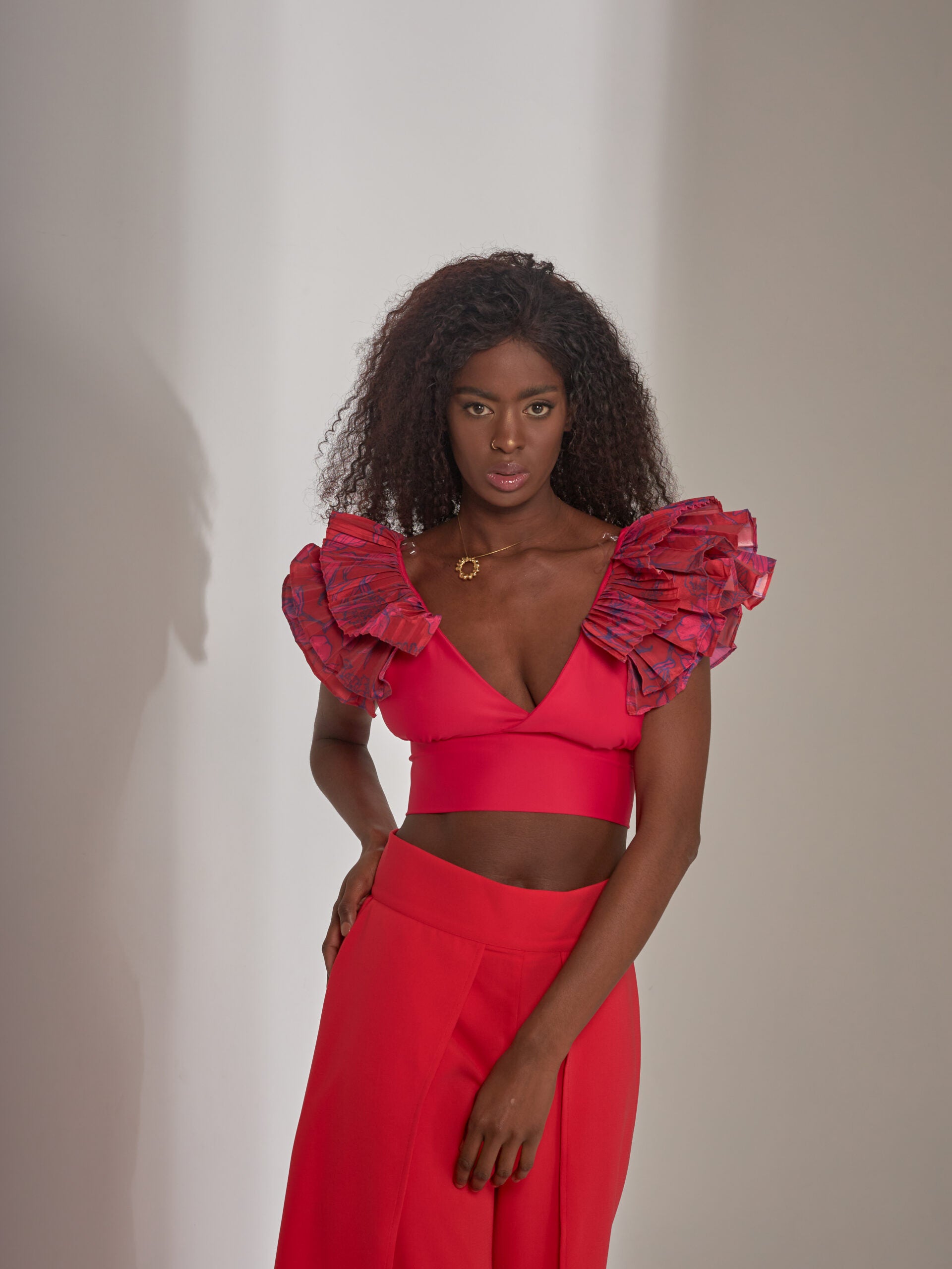 Crop Top Nao Fucsia Estampado