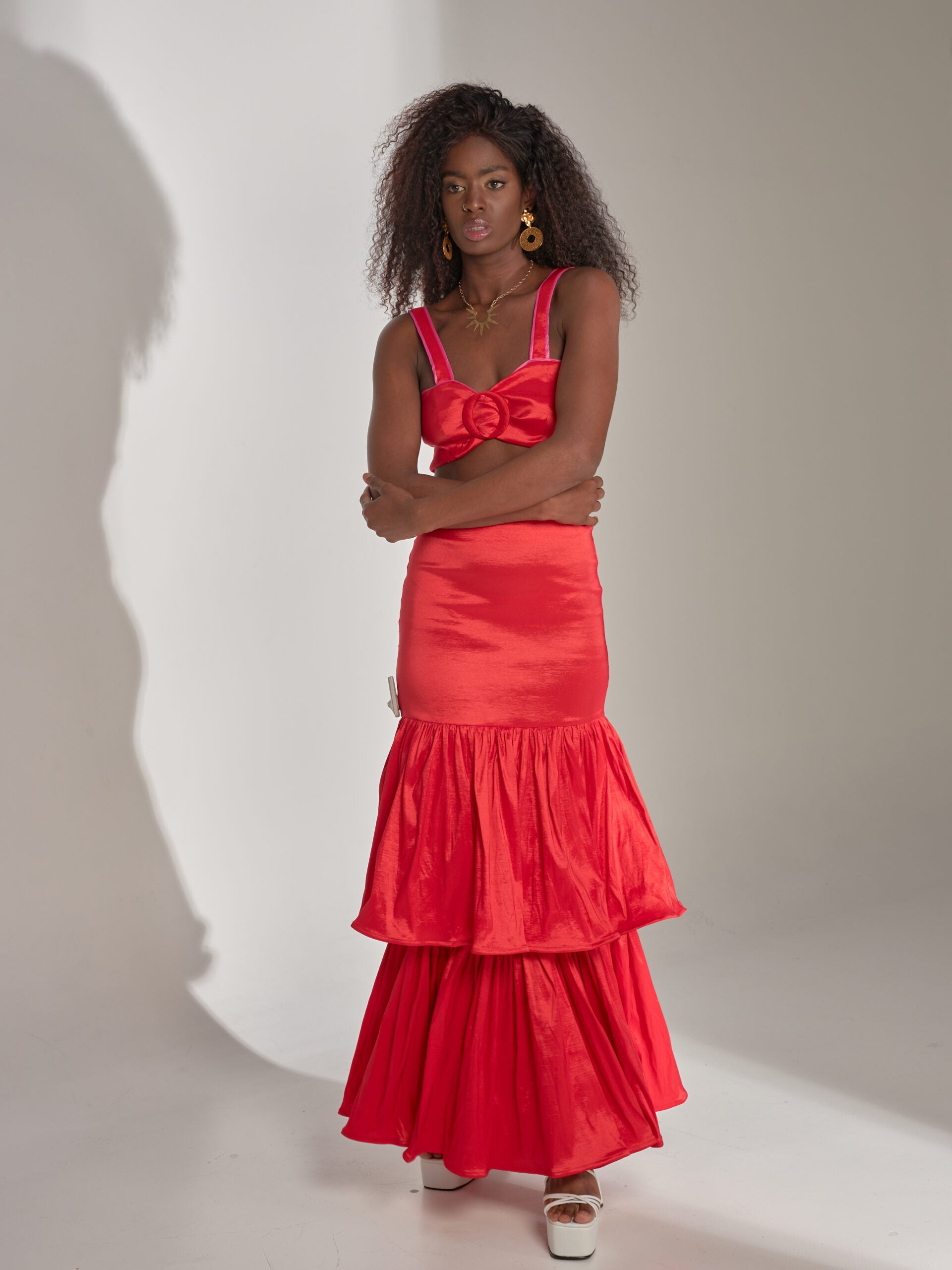 Top Hebilla Rojo