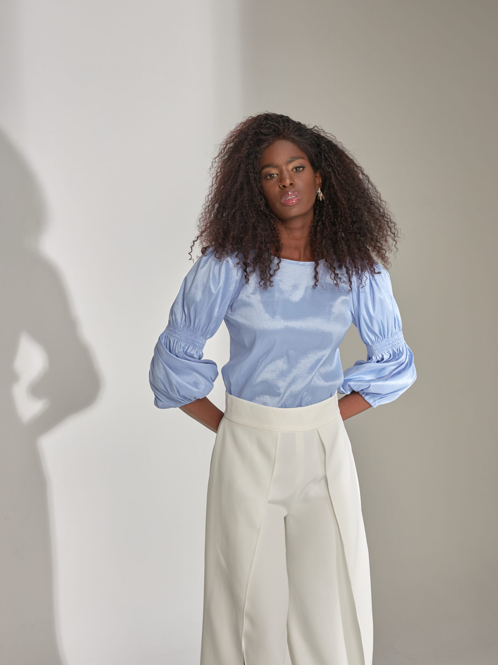 Blusa Alixa Celeste