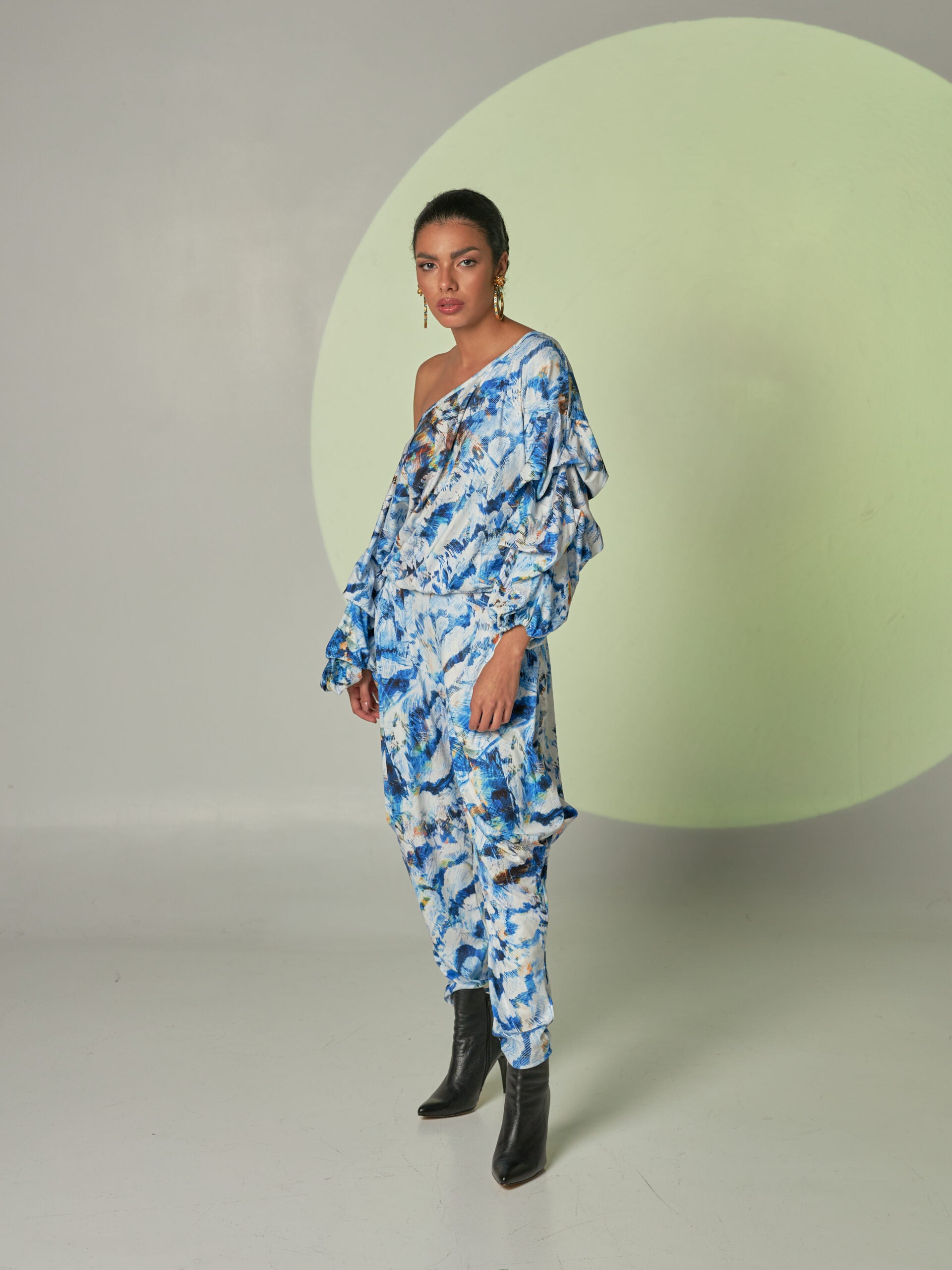 Pantalon Minerva Plumas Azul