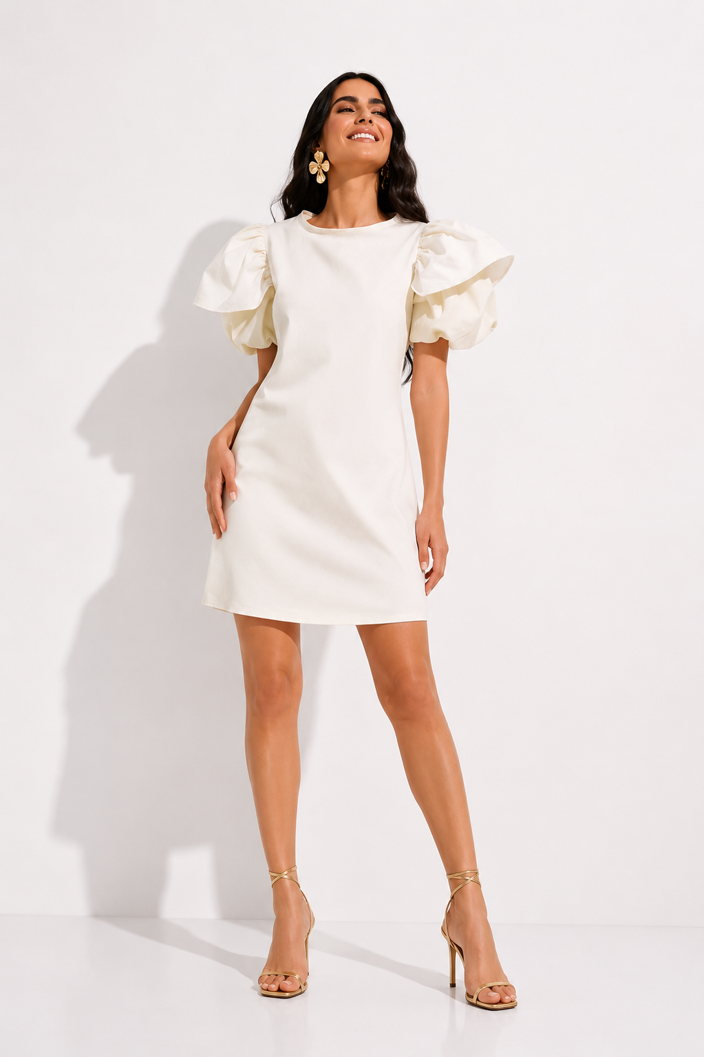Vestido Alixe Marfil